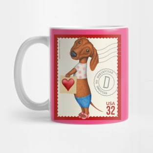 Funny Dachshund Doxie Dog posing cutely Mug